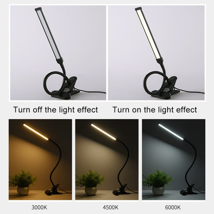 LED Desk Lamp 8W Folding Adjustable Eye Protection Table Lamp, USB Plug-in Version