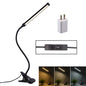 LED Desk Lamp 8W Folding Adjustable Eye Protection Table Lamp, USB Plug-in Version + Power Plug