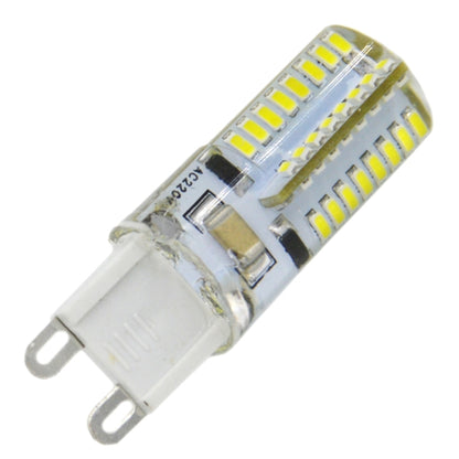 G9 4W 210LM  64 LED SMD 3014 Silicone Corn Light Bulb, AC 110V