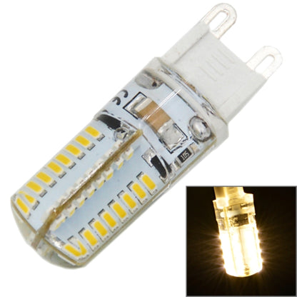 G9 4W 210LM  64 LED SMD 3014 Silicone Corn Light Bulb, AC 110V