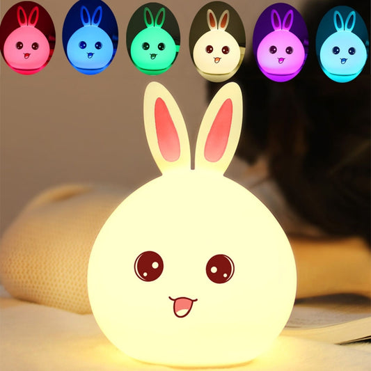 Creative 7-color Discoloration USB Charging