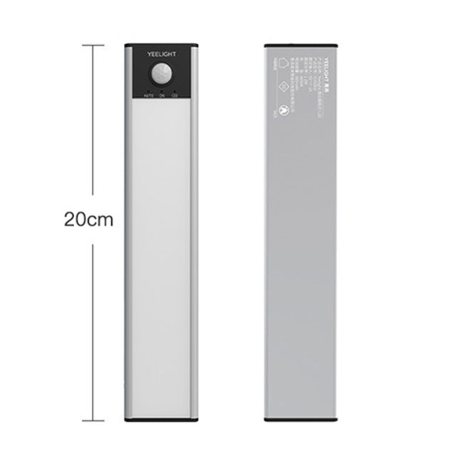 20cm Original Xiaomi Youpin YEELIGHT LED Smart Human Motion Sensor Light Bar Rechargeable Wardrobe Cabinet Corridor Wall Lamps