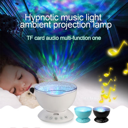 12 LEDs USB Charge Novelty Atmosphere Lamp with Remote Control & 7 Light Modes, Support TF Card / Audio Input, Built-in 4 Hypnosis Music, DC 5V