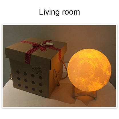 USB Charging LED Energy-saving Night Light with Wooden Holder Base