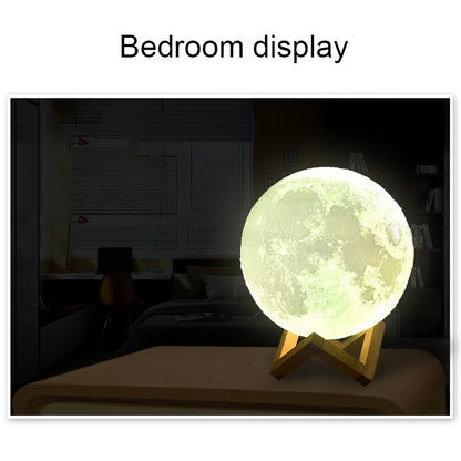 USB Charging LED Energy-saving Night Light with Wooden Holder Base