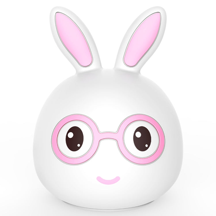 Smiling Rabbit Creative Touch 3D LED Decorative Night Light, USB Charging Version