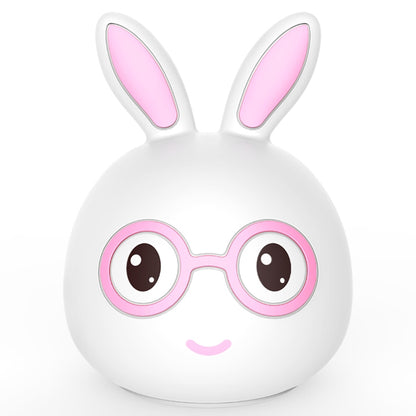 Smiling Rabbit Creative Touch 3D LED Decorative Night Light, USB Charging Version