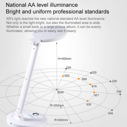 LED Student Learning Eye Protection Foldable Desk Lamp, USB Powered