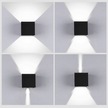 IP65 Waterproof Cubic Shape Outdoor and Indoor Decorative Light for Living Room, Bedroom, Aisle, Hotel, AC 85-265V