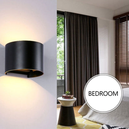 Semi-circular Shape Outdoor and Indoor Decorative Light for Living Room, Bedroom, Aisle, Hotel, AC 85-265V