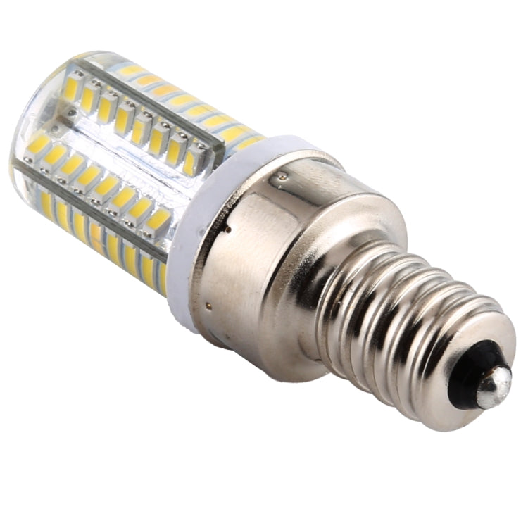 E12 SMD 3014 64 LEDs Dimmable LED Corn Light, AC 220V