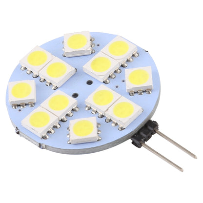 G4 12 LEDs SMD 5050 144LM 2800-3200K Stepless Dimming Energy Saving Light Pin Base Lamp Bulb, DC 12V