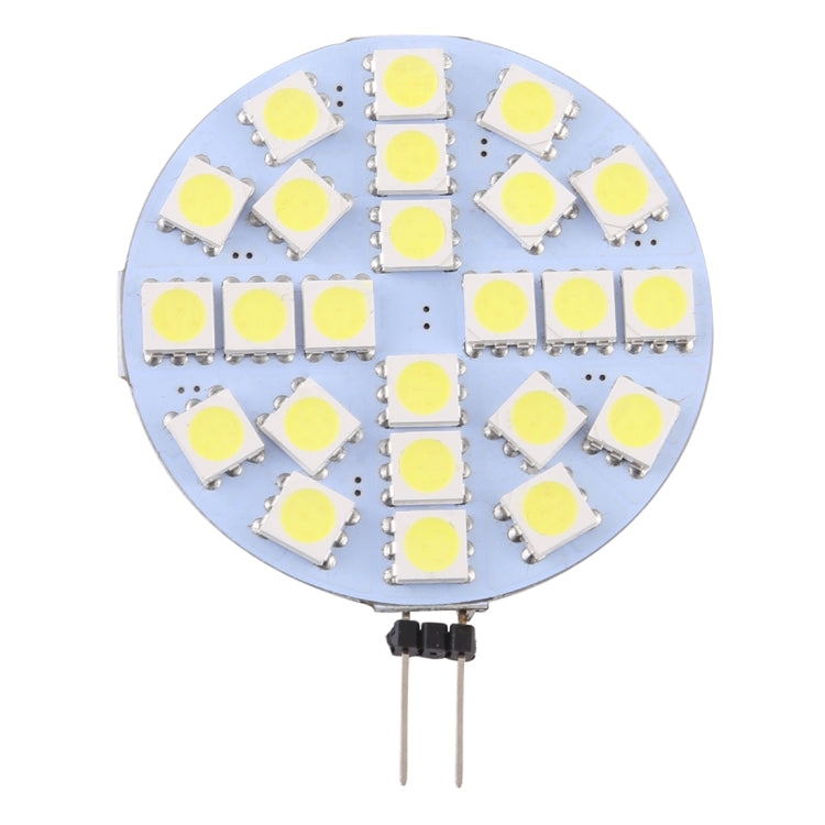 G4 24 LEDs SMD 5050 288LM 2800-3200K Stepless Dimming Energy Saving Light Pin Base Lamp Bulb, DC 12V