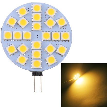 G4 24 LEDs SMD 5050 288LM 2800-3200K Stepless Dimming Energy Saving Light Pin Base Lamp Bulb, DC 12V