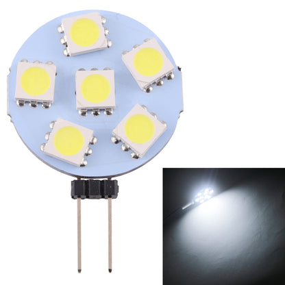 G4 6 LEDs SMD 5050 72LM 2800-3200K Stepless Dimming Energy Saving Light Pin Base Lamp Bulb, DC 12V