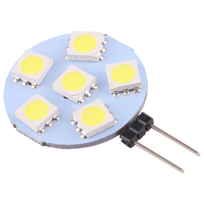 G4 6 LEDs SMD 5050 72LM 2800-3200K Stepless Dimming Energy Saving Light Pin Base Lamp Bulb, DC 12V