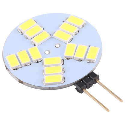 G4 15 LEDs SMD 5730 400LM 2800-3200K Stepless Dimming Energy Saving Light Pin Base Lamp Bulb, DC 12V