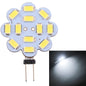 G4 12 LEDs SMD 5730 240LM 2800-3200K Plum Flower Shape Stepless Dimming Energy Saving Light Pin Base Lamp Bulb, DC 12V