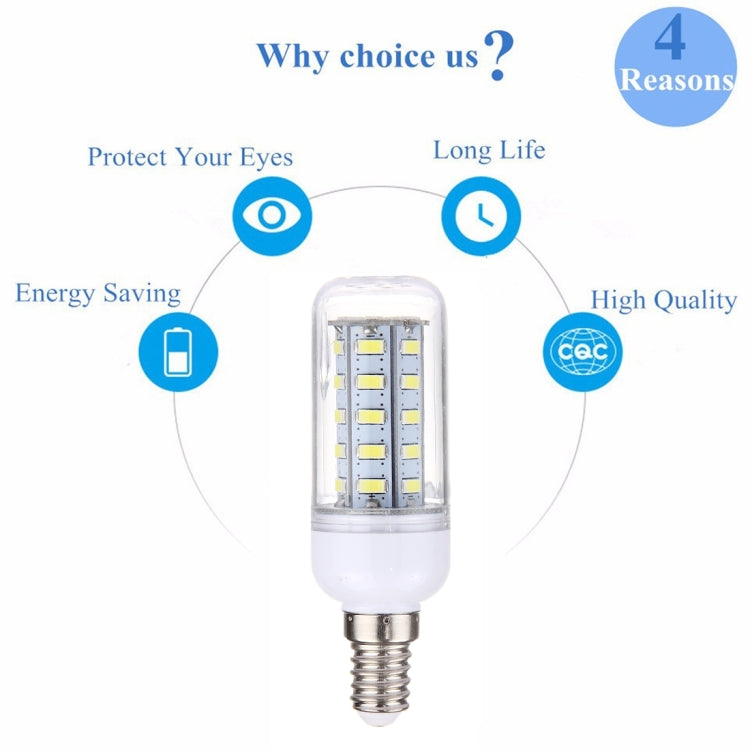 36 LEDs SMD 5730 Bulb, AC 220-240V