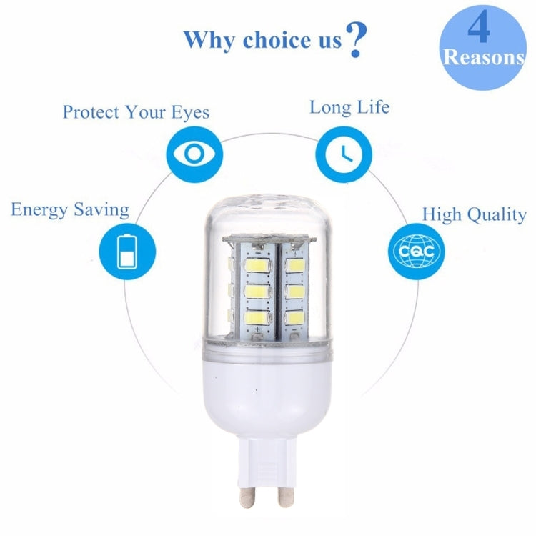 G9 2.5W 24 LEDs SMD 5730 LED Corn Light Bulb, AC 110-220V