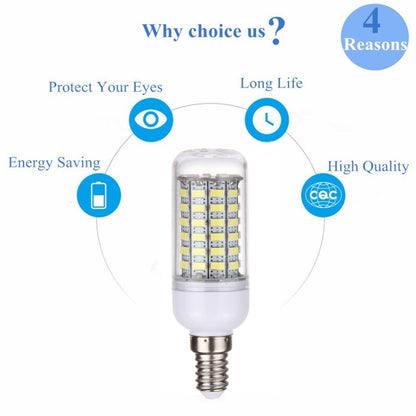 E14 5.5W 69 LEDs SMD 5730 LED Corn Light Bulb, AC 220-240V