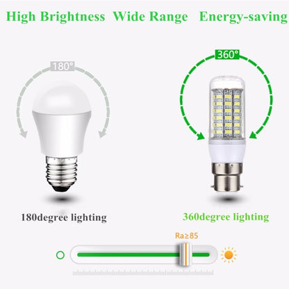 B22 5.5W 69 LEDs SMD 5730 LED Corn Light Bulb, AC 200-240V