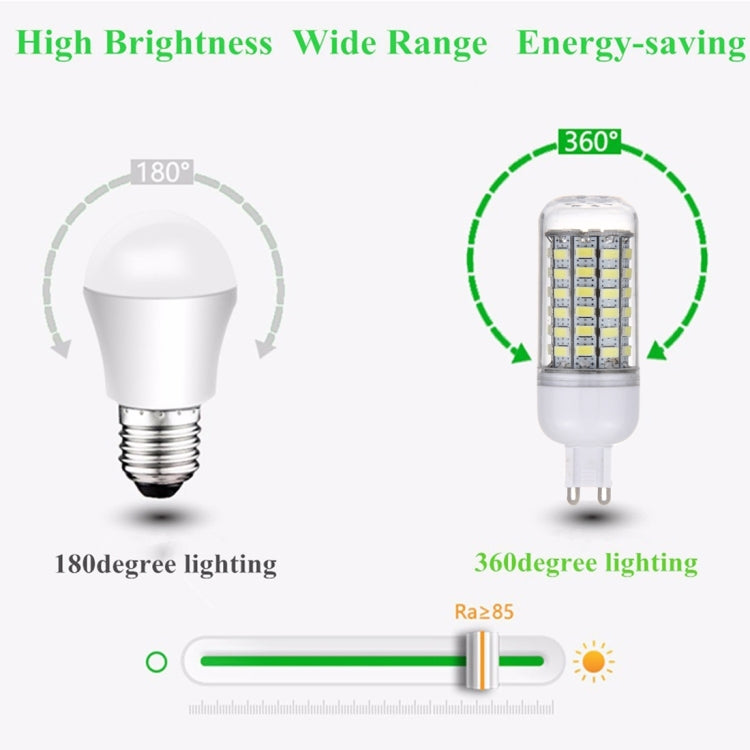 G9 5.5W 69 LEDs SMD 5730 LED Corn Light Bulb, AC 100-130V