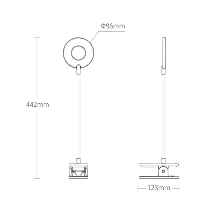 Original Xiaomi Youpin Yeelight J1 5W USB Charging Clip-On LED Desk Lamp with 3-modes Dimming