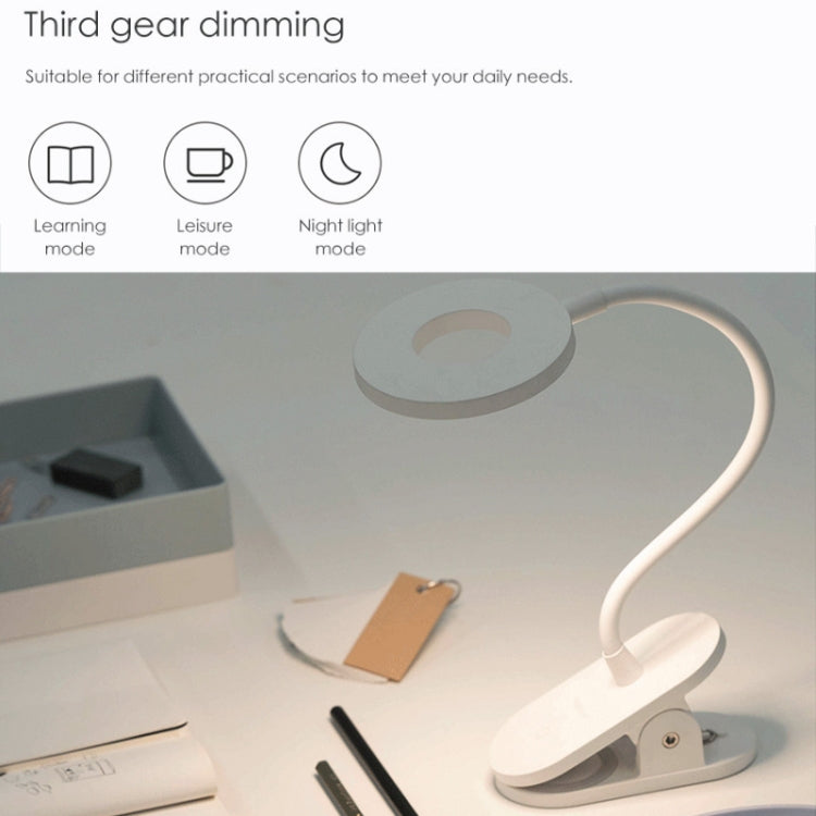 Original Xiaomi Youpin Yeelight J1 5W USB Charging Clip-On LED Desk Lamp with 3-modes Dimming