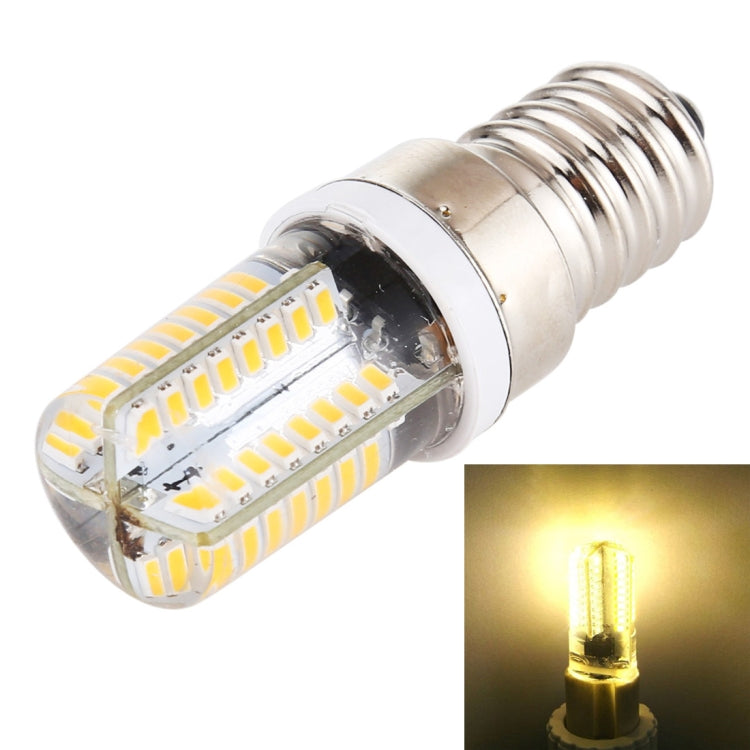 E14 SMD 3014 64 LEDs Dimmable LED Corn Light, AC 220V