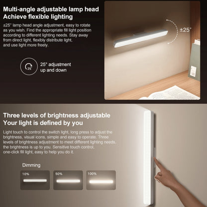 Original Xiaomi Mijia Magnetic Reading Lamp 2000mAh Type-C Rechargeable LED Desk Lamp