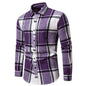 Men's Plaid Loose Casual Long Sleeves Shirt