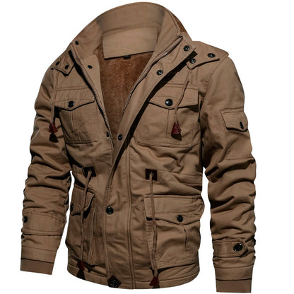 Men's Fashion Leisure Washed-out Coat Top