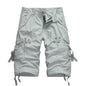 Men's European and American Multi-Pocket Cargo Shorts