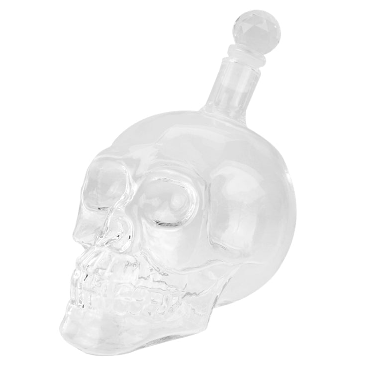 Crystal Glass Skull Bottle for Vodka & Whiskey & Beer Liqueur & Red Wine & Other Beverage