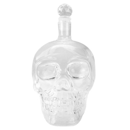 Crystal Glass Skull Bottle for Vodka & Whiskey & Beer Liqueur & Red Wine & Other Beverage