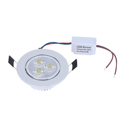 3 LED, 270LM, AC85V - 265V, Aluminum Material