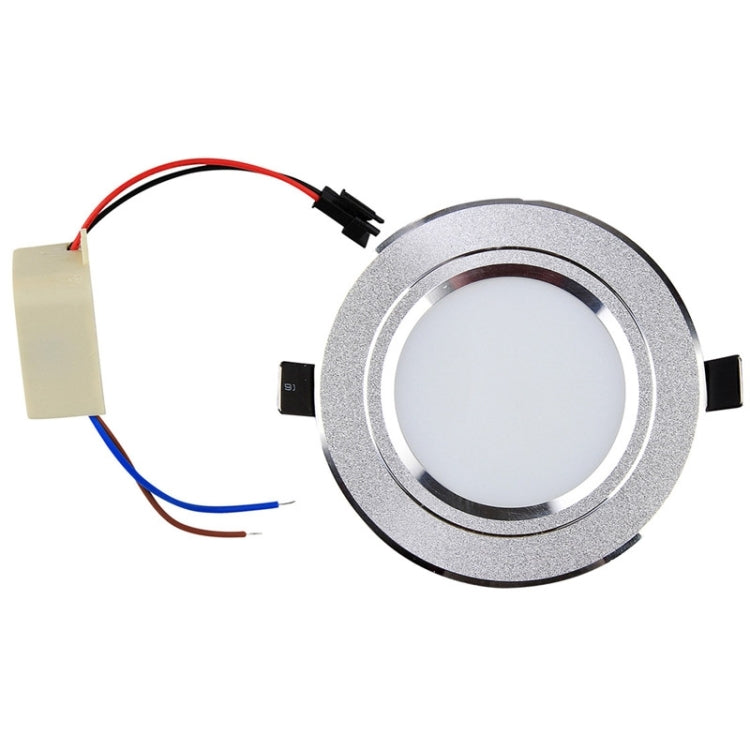 White Light 15 LED SMD 5630  with Power Driver, AC 85-265V, Hole Size: 75mm