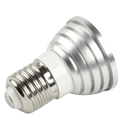 E27 3W RGB Flash LED Light Bulb with Remote Controller, AC 85-265V, Luminous Flux: 240-270lm