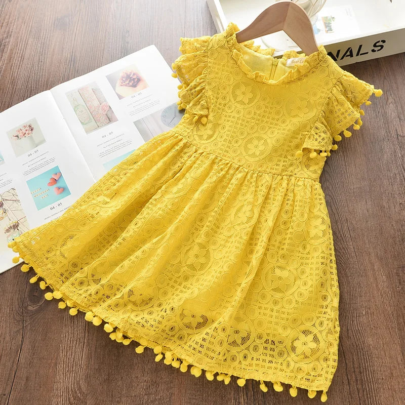 Melario Elegant Princess Dress for Girls (3-7 Years) – Birthday Party & Toddler Dresses