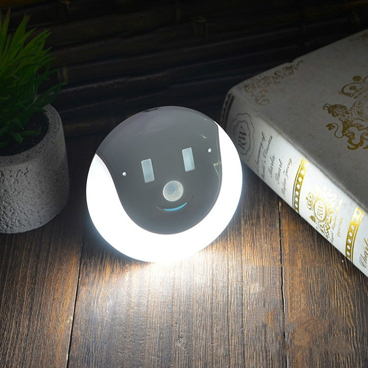 USB Charging Light & Human Body Sensing Control Smile Magnetic Night Light