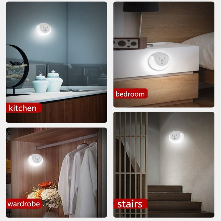 USB Charging Light & Human Body Sensing Control Smile Magnetic Night Light