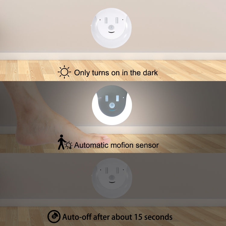 USB Charging Light & Human Body Sensing Control Smile Magnetic Night Light