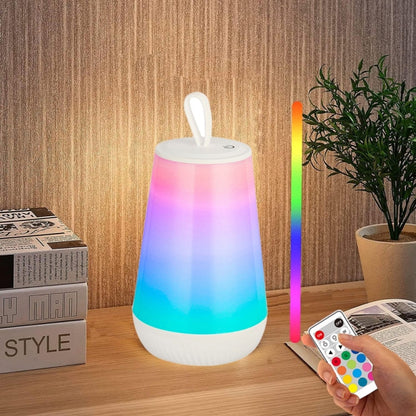 ST117 RGB Remote Control Touch Dimmable Lamp Portable Bedside Night Light