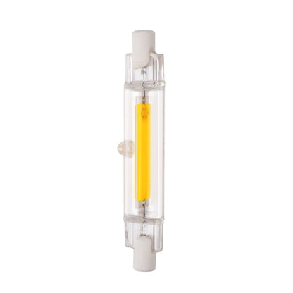 R7S 5W COB LED Lamp Bulb Glass Tube for Replace Halogen Light Spot Light,Lamp Length: 78mm