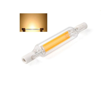 R7S 5W COB LED Lamp Bulb Glass Tube for Replace Halogen Light Spot Light,Lamp Length: 78mm