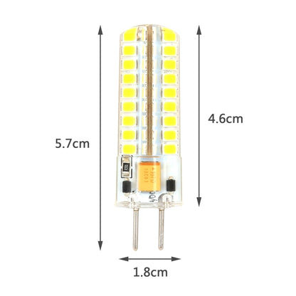 GY6.35 5W SMD2835 72LEDs Dimmable Silicone Corn Bulb for Chandelier Crystal Lamp Lighting Accessories,AC 12V