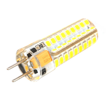 GY6.35 5W SMD2835 72LEDs Dimmable Silicone Corn Bulb for Chandelier Crystal Lamp Lighting Accessories,AC 12V