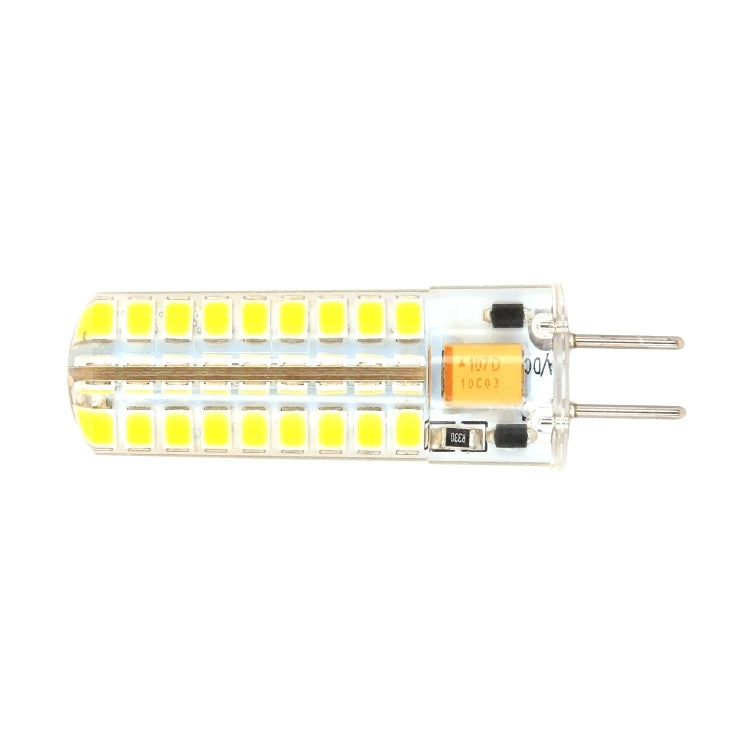 GY6.35 5W SMD2835 72LEDs Dimmable Silicone Corn Bulb for Chandelier Crystal Lamp Lighting Accessories,AC 12V