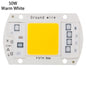 High Power 220V LED FloodlightCool/Warm White COB LED Chip IP65 Smart IC Driver Lamp